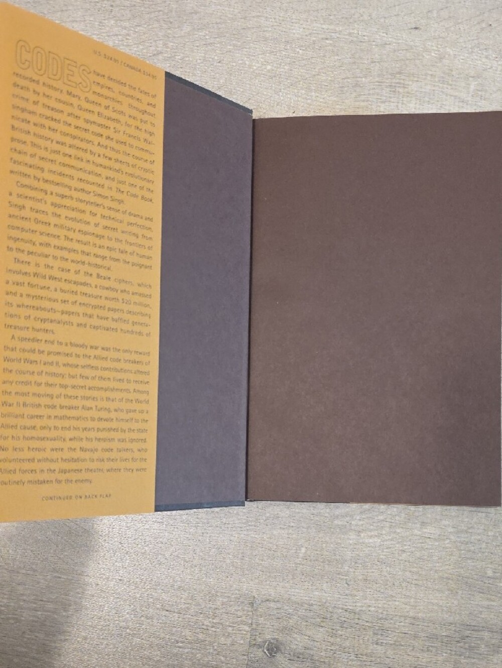 The Code Book - Yellow Paperback - Picture 3 of 5